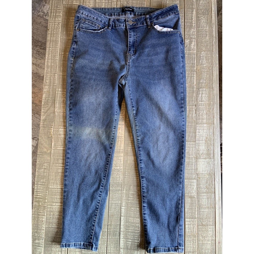 Fire & Rain‎ Women's High Rise Skinny Jeans Medium Wash Size 14 Stretchy